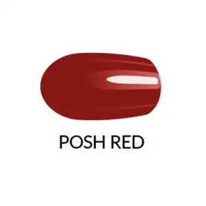 Nagų lakas GEL FINISH - POSH RED