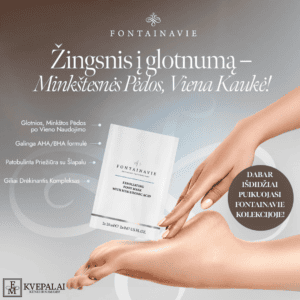 šveičiamoji pėdų kaukė