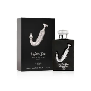 Lattafa Ishq Al Shuyukh Silver - Unisex kvepalai 100ml EDP (įkvpėti Paco Rabanne - 1 Million Lucky)